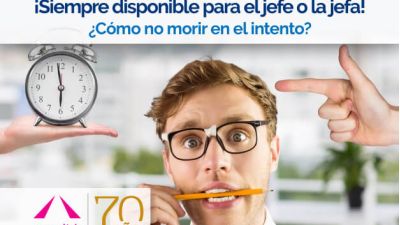 Siempre disponible para el jefe o la jefa