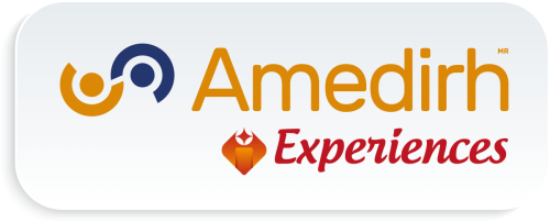logo amedirh experiences blanco
